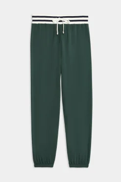 Andie Oversized Fleece Sweatpant W/ Stripe