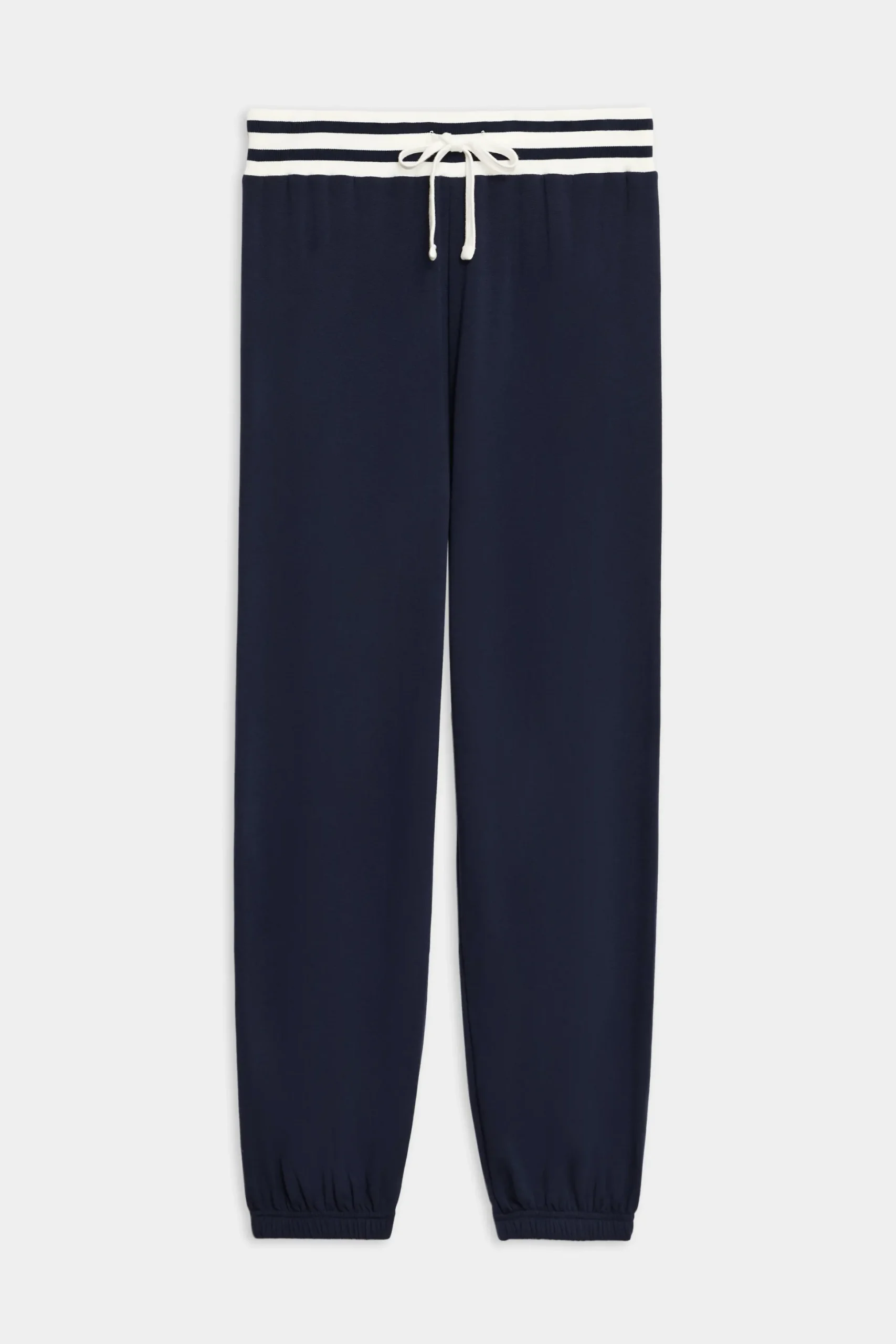 Andie Oversized Fleece Sweatpant W/ Stripe