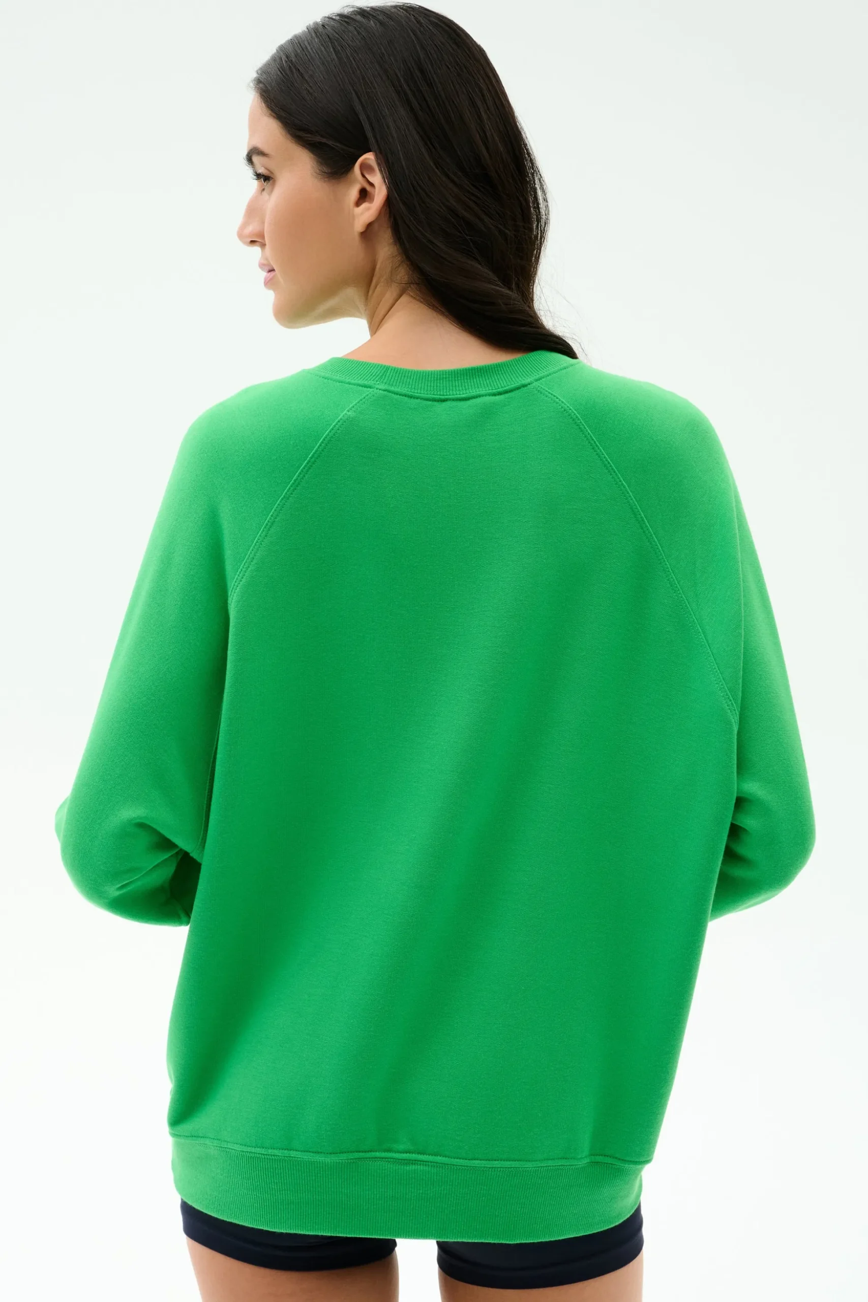 Andie Oversized Fleece Varsity Graphic Sweatshirt
