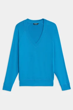 Bennie Fleece V Neck Sweatshirt
