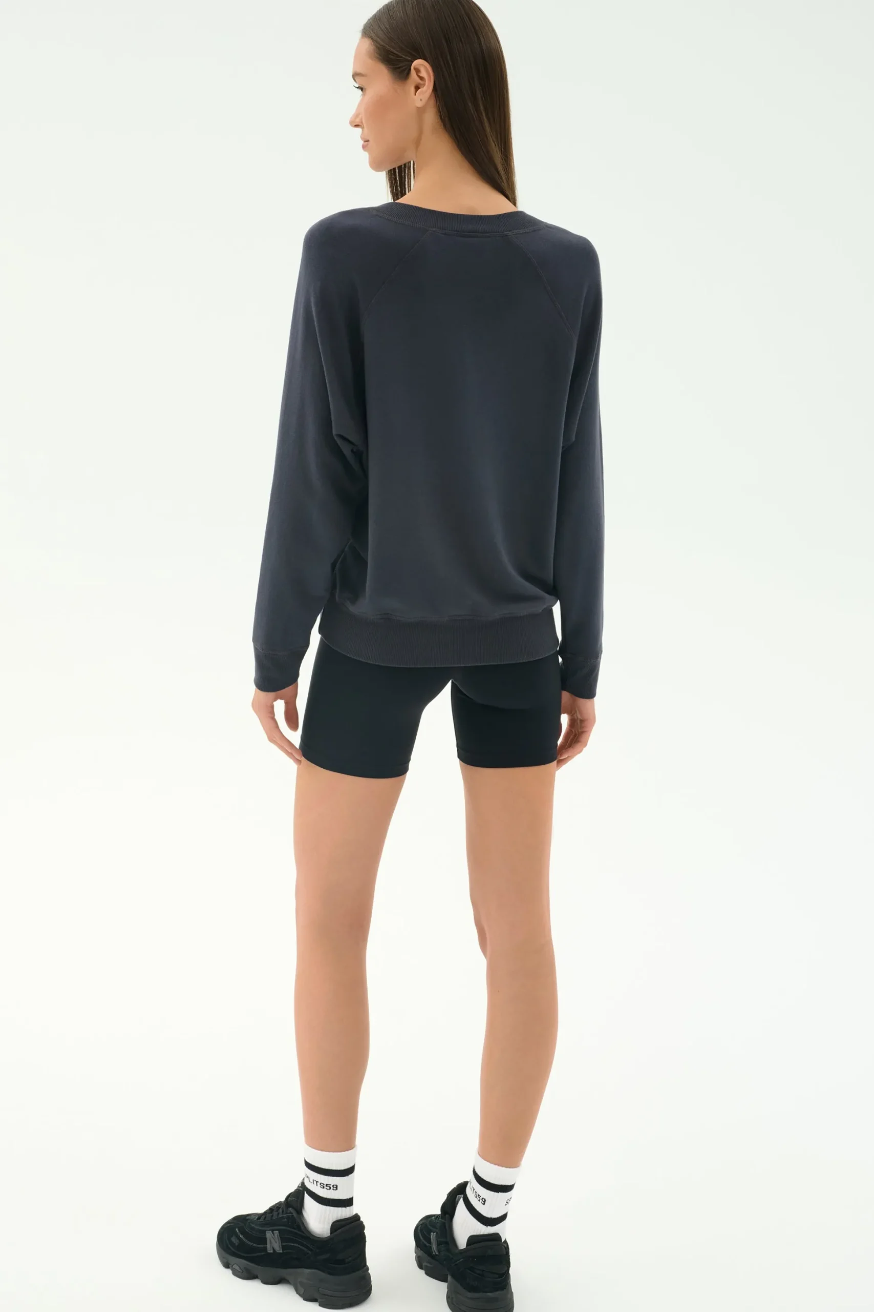 Bennie Fleece V Neck Sweatshirt