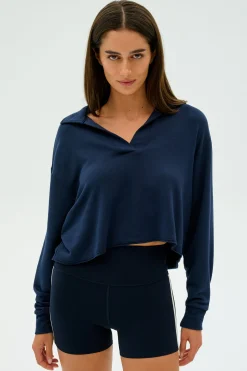 Joan Fleece Polo Sweatshirt