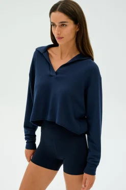 Joan Fleece Polo Sweatshirt