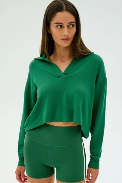 Joan Fleece Polo Sweatshirt