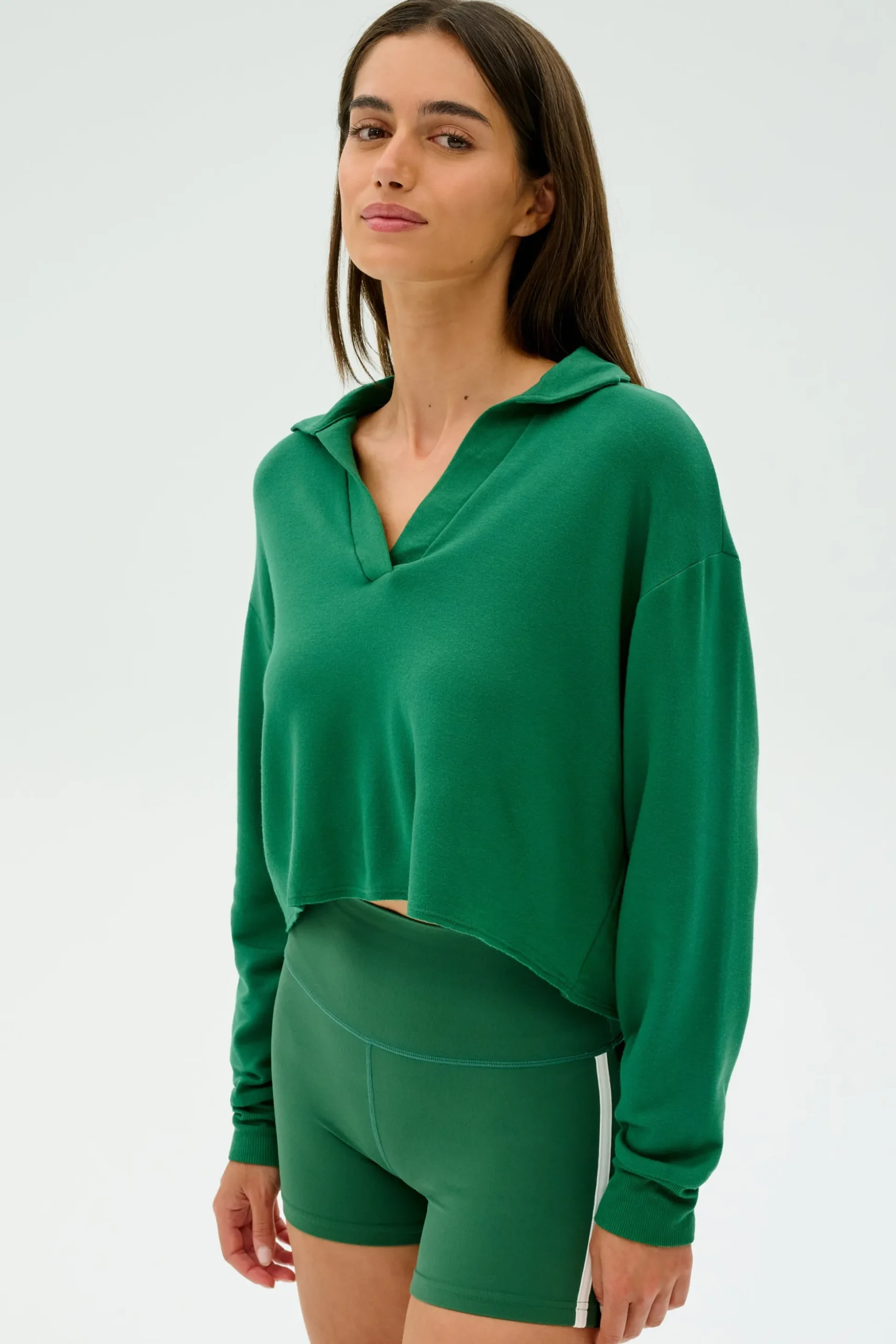 Joan Fleece Polo Sweatshirt
