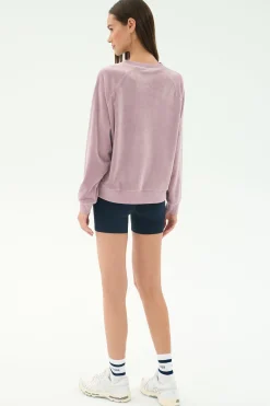 Joy Velour Crewneck