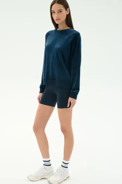 Joy Velour Crewneck
