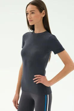 Louise Rib Short Sleeve