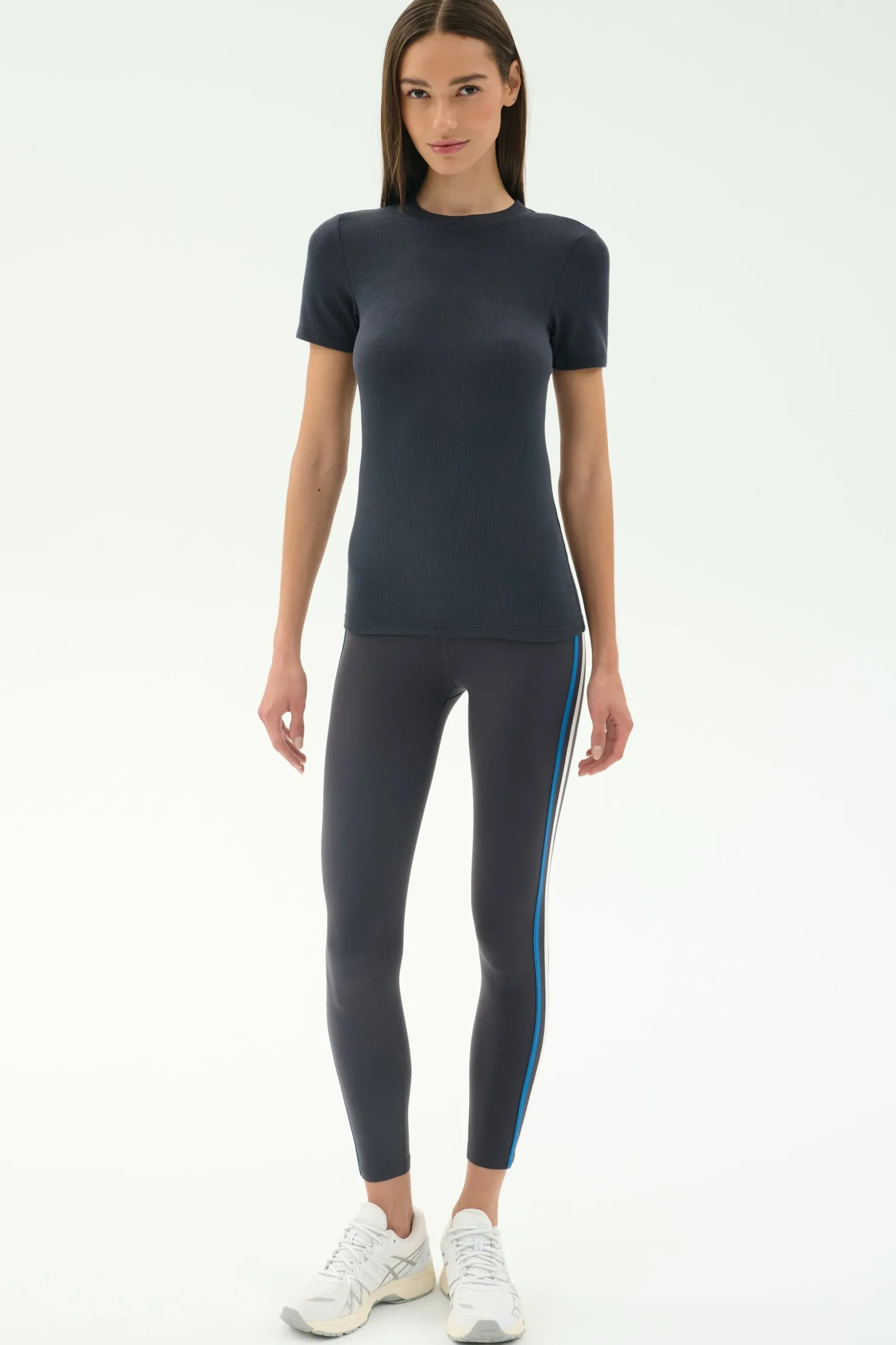 Louise Rib Short Sleeve
