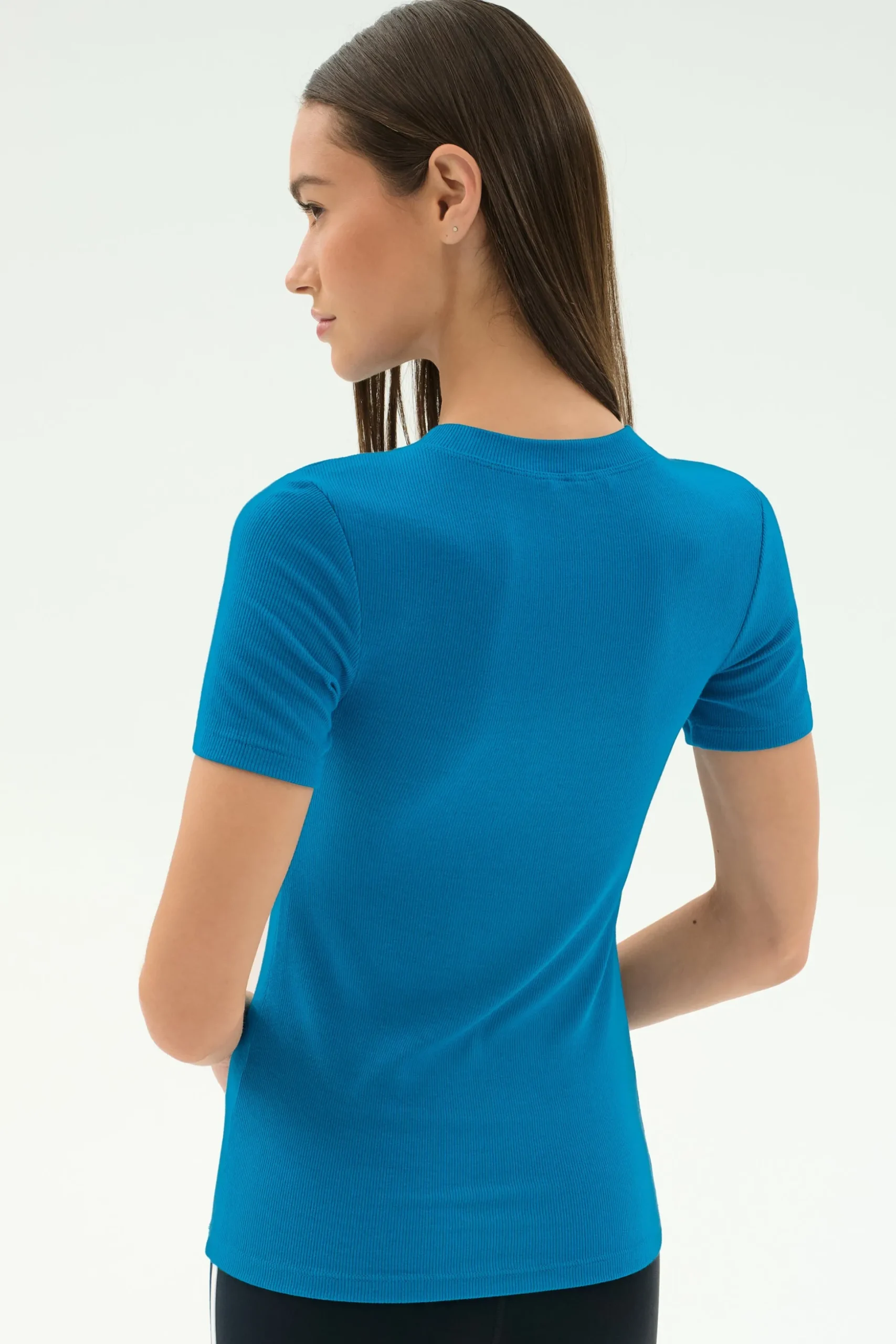 Louise Rib Short Sleeve