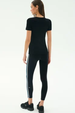 Louise Rib Short Sleeve