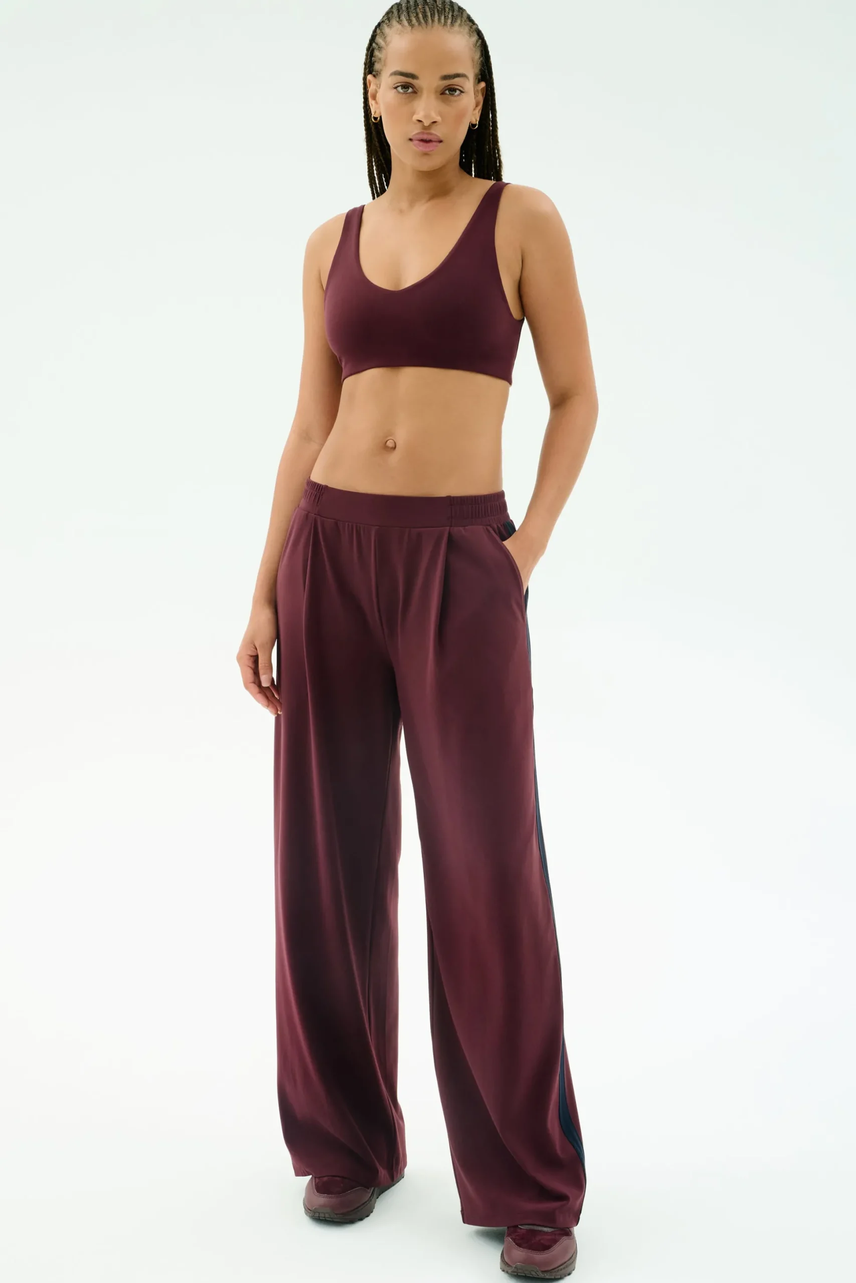 Luca Airweight Trouser with Stripe