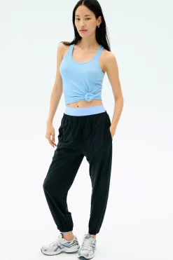 Megan Woven Nylon Jogger