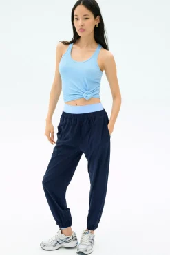 Megan Woven Nylon Jogger