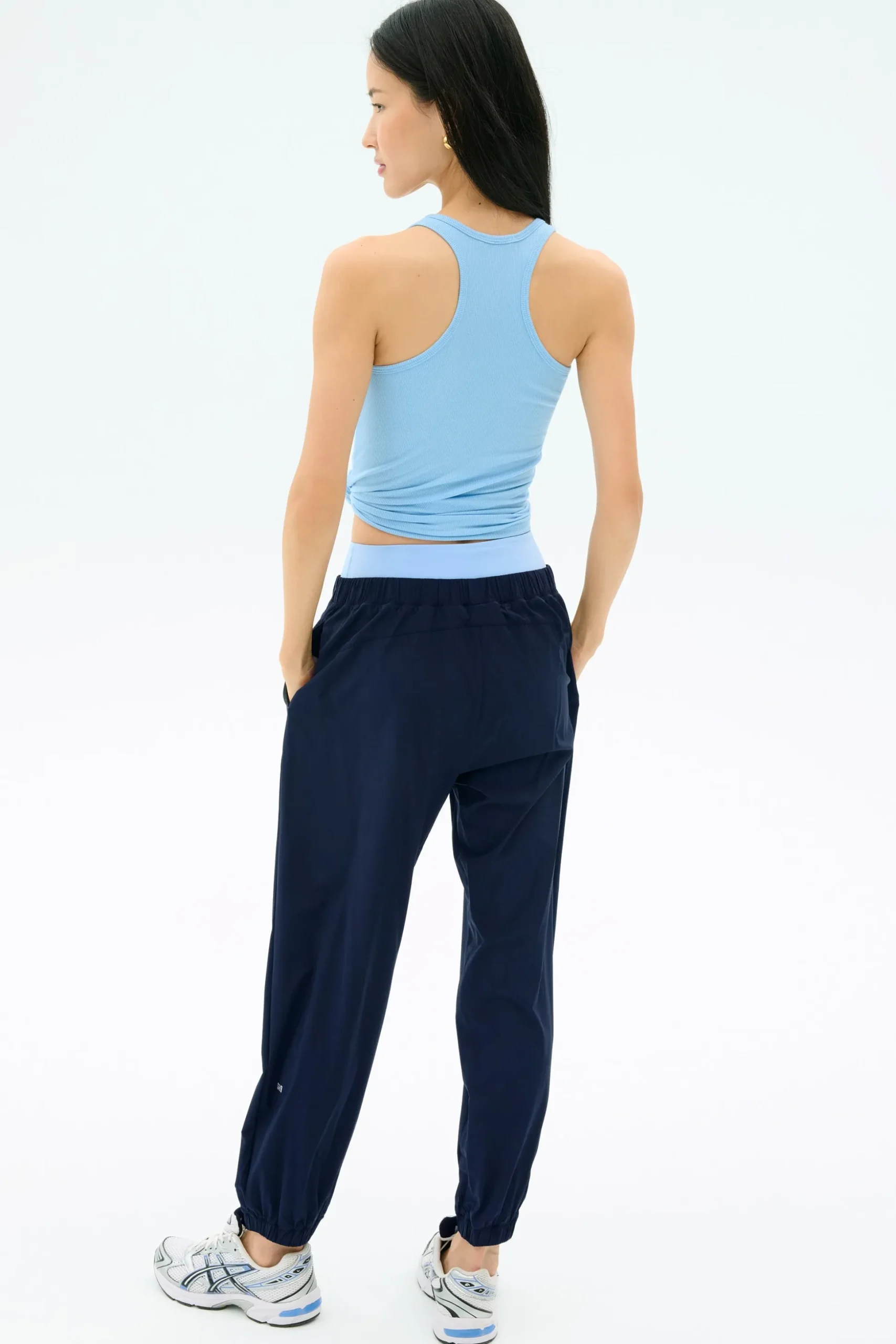 Megan Woven Nylon Jogger